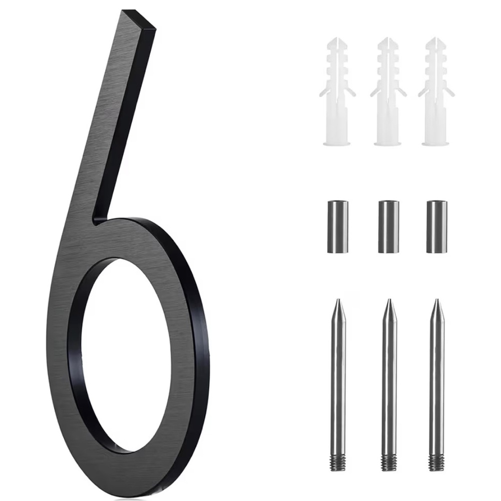 Modern House Numbers #4 - Picture 4 of 6
